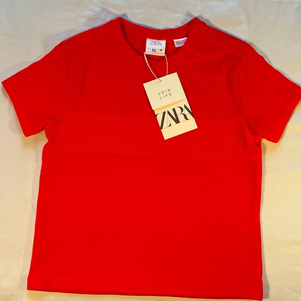Zara kids shirt, NWT size 2t-3t.